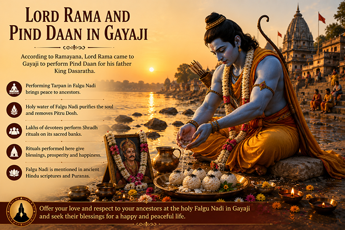 Lord Rama Performing Pind Daan